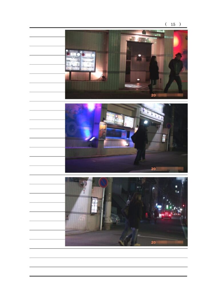 浮気調査報告書サンプル⑯